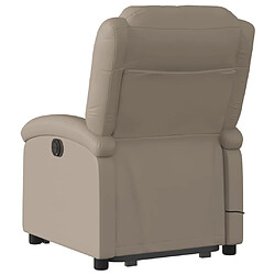 Acheter Maison Chic Fauteuil Relax pour salon, Fauteuil inclinable de massage électrique cappuccino similicuir -GKD74200