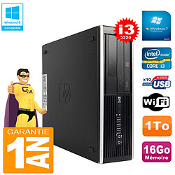 PC HP Compaq Pro 6300 SFF I3-3220 RAM 16Go Disque 1To Graveur DVD Wifi W7 · Occasion 