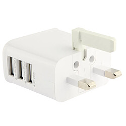 Avis Wewoo Pour iPhone 5 et 5S 5C, Samsung Galaxy Note III / N9000 / i9500 autres appareils, EP-TA10UWE prise UK Adaptateur de charge de voyage USB 5.3V 3.0A 3 ports, adapté