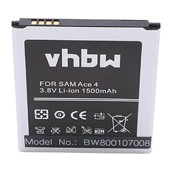 vhbw Li-Ion batterie 1500mAh (3.8V) pour portable Smartphone Samsung Galaxy SM-G310HN, SM-G313HU, SM-G313HZ comme B130, EB-B130BE.