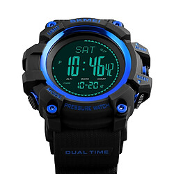 Acheter Wewoo Montre sport Multifonctionnel Homme Sports de plein air numérique étanche avec fonction Boussole / Baromètre / Altimètre / Podomètre (Bleu)