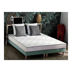 Idliterie Ensemble Matelas Mousse Haute Résilience CIRRUS + Sommier - Made in France