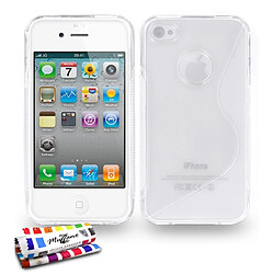 Muzzano Coque ""S Hybrid"" APPLE IPHONE 4S Transparent Coque Souple Ultra-Slim ""Le S"" Hybrid Transparent pour APPLE IPHONE 4S