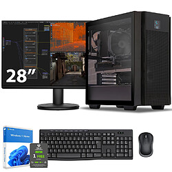 Sedatech Pack Workstation Pro • Intel i9-14900KF • RTX4090 • 128Go DDR5 • 4To SSD M.2 • Windows 11 • Moniteur 28"