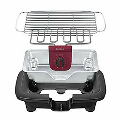 Lace International Games Tefal BG90E5 Easygrill Adjust Barbecue de table électrique (2300 W, surface de cuisson 720 cm²) Noir/bordeaux