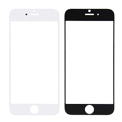 Acheter Wewoo Pour iPhone 6 Lentille extérieure blanc en verre d'écran avant 5 PCS Noir + 5 PCS pièce détachée