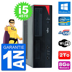 PC Fujitsu Esprimo E520 DT Intel i5-4570 RAM 8Go Disque Dur 2To Windows 10 Wifi · Occasion 