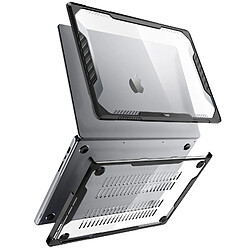 Supcase Coque Bumper pour MacBook Pro 14" 2023 , 2022 et 2021 Noir Transparent