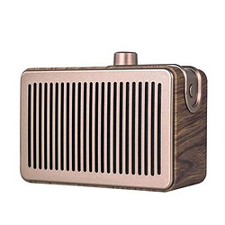 Universal Haut-parleur Bluetooth portable Bass Stéréo Mini haut-parleur sans fil Support radio FM USB USB TF Card Audio Outlet Haut-parleur Bluetooth | Haut-Parleur portable (couleur grain de bois) 