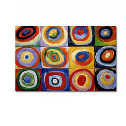 EPIKASA Impression sur Toile Kandinsky Cercles 