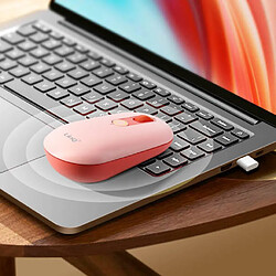 Souris Bluetooth LinQ + Dongle USB, Rose pas cher