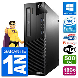 PC Lenovo ThinkCentre M93p SFF Intel G3220 RAM 16Go Disque 500Go Windows 10 Wifi · Occasion 