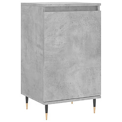 Acheter vidaXL Buffets 2 pcs gris béton 40x35x70 cm bois d'ingénierie