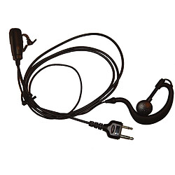 vhbw Casque d'écoute pour KPO 2020, 4000, 4040, MT-2000, PB-1000-R radio walkie Talkie PTT 