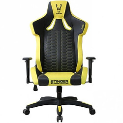 Woxter Stinger Station Pro Siège Gamer Nylon Acier Allié Inclinable Jaune Noir