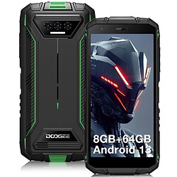 NC Telephone portable DOOGEE S41T Robuste Smartphone 8+64Go 5.5" 6300mAh Android 14 Carte T-Flash jusqu'à 1TB Double SIM NFC - Vert 