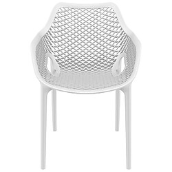 Avis Alterego Chaise de jardin / terrasse 'SISTER' blanche en matière plastique