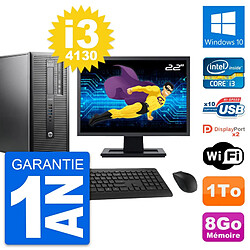 PC Tour HP ProDesk 600 G1 Ecran 22" i3-4130 RAM 8Go Disque 1To Windows 10 Wifi · Occasion 