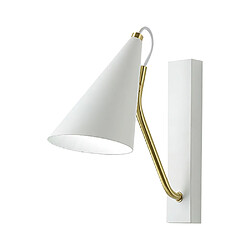 Universal Lampe murale de lit 12 cm de cuivre blanc sable