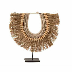 Paris Prix Statue Déco en Bois Collier Dora 45cm Naturel 