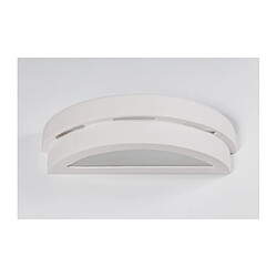 Luminaire Center Applique murale HELIOS céramique/verre blanc 1 ampoule