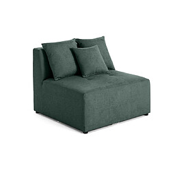 Lisa Design Amalfi - module d'assise sans accoudoirs - 1 place - en tissu Amalfi - module d'assise sans accoudoirs - 1 place - en tissu - Vert