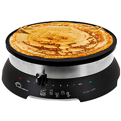 Crêpière 33cm 1300w celtic noir / inox - 8538-1 - LITTLE BALANCE