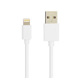 Câble 1m USB Compatible iPhone iPad iPod 2.1A Inkax Charge