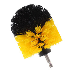 Acheter autolaveuse nettoyage brosse de nettoyage de la baignoire jaune moyen brosse 3.5inch