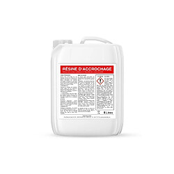 PRO COM Résine d'accrochage, adjuvant ciment, mortier et béton - Résine latex PROCOM-5 litres-Blanc laiteux