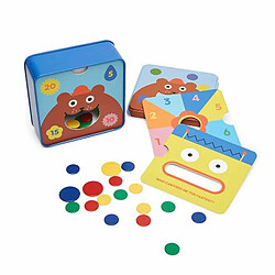 Kikkerland Jeu de voyage Enfant - 3 en 1 - lancer de jetons pas cher