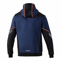 Sweat à capuche homme Sparco Tech Ndis Blue marine - M