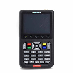 Wewoo iBRAVEBOX V8 Finder - Compteur de recherche de signal satellite numériqueécran couleur LCD de 3,5 poucescompatible DVB & Live FTA Noir