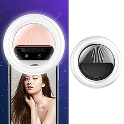 Wewoo Lumière Selfie Beauté rechargeable Light Clip Light Fill Fill (Noir)