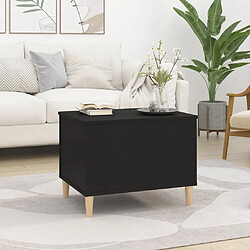 Avis Maison Chic Tabls basse,Table Console pour salon Noir 60x44,5x45 cm Bois d'ingénierie -MN44620