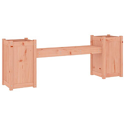 Maison Chic Banc d'extérieur | Banc avec jardinières 180x36x63 cm bois massif de douglas -GKD42191