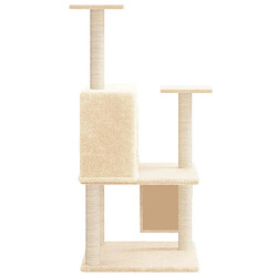 Acheter Arbre à chat avec griffoirs,niche pour chat en sisal Crème 109 cm -MN42307