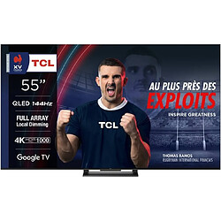 TCL TV QLED 4K 139 cm 55QLED870 Google TV