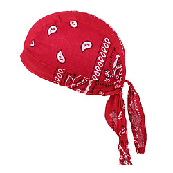 Durag Skull Cap Chute De Cheveux Foulard Musulman Bandana Turban Rouge