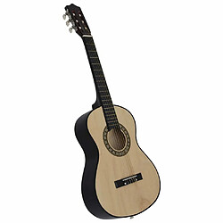 vidaXL Guitare classique avec sac pour débutants et enfants 1/2 34"