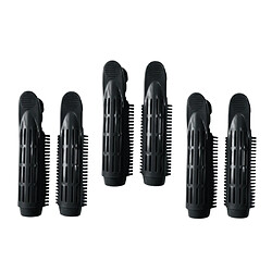 6pcs Bigoudi Rouleau Vague Clip Beauté Coiffure Coiffure