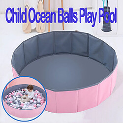 Bébé enfants jouer jeu clôture portable balle pliante enfant océan balles jouer piscine - gris 