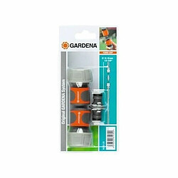 Kit d'arrosage GARDENA pour tuyau Ø 19mm - 2 raccords rapides - Connecteur adapté