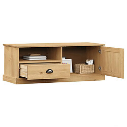 Avis Maison Chic Meuble TV scandinave - Banc TV pour salon VIGO 106x40x40 cm bois massif de pin -MN97486