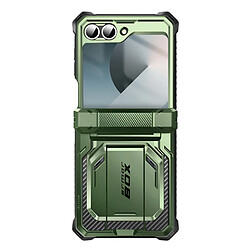 I-Blason Coque Carbone pour Samsung Z Flip 6 Protection Intégrale Antichoc Vert Foncé