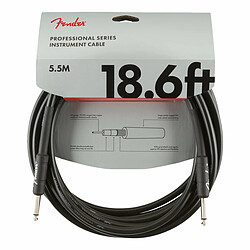 Professional Series Instrument Cable, 5,5m, Black Fender