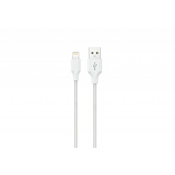 Konrow KCATLNW1 - Câble USB Lightning vers Type A (1m, Nylon, Blanc) - Emballage Original