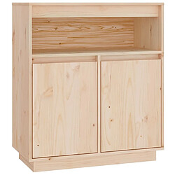 Maison Chic Buffet,Meuble de Rangement,commode pour salon,Cuisine 70x34x80 cm Bois massif de pin -MN63860