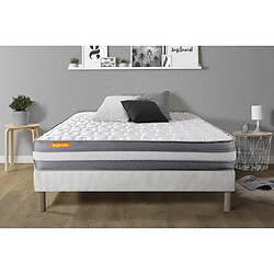 Septnuits Ensemble Memo Plus 140 x 190 cm Matelas + sommier 140x190 Memo Plus Mémoire de forme 3 zones