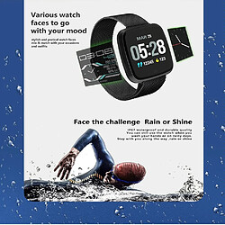 Yonis Montre Connectée IP67 Multi-Sport Cardio Sommeil pas cher